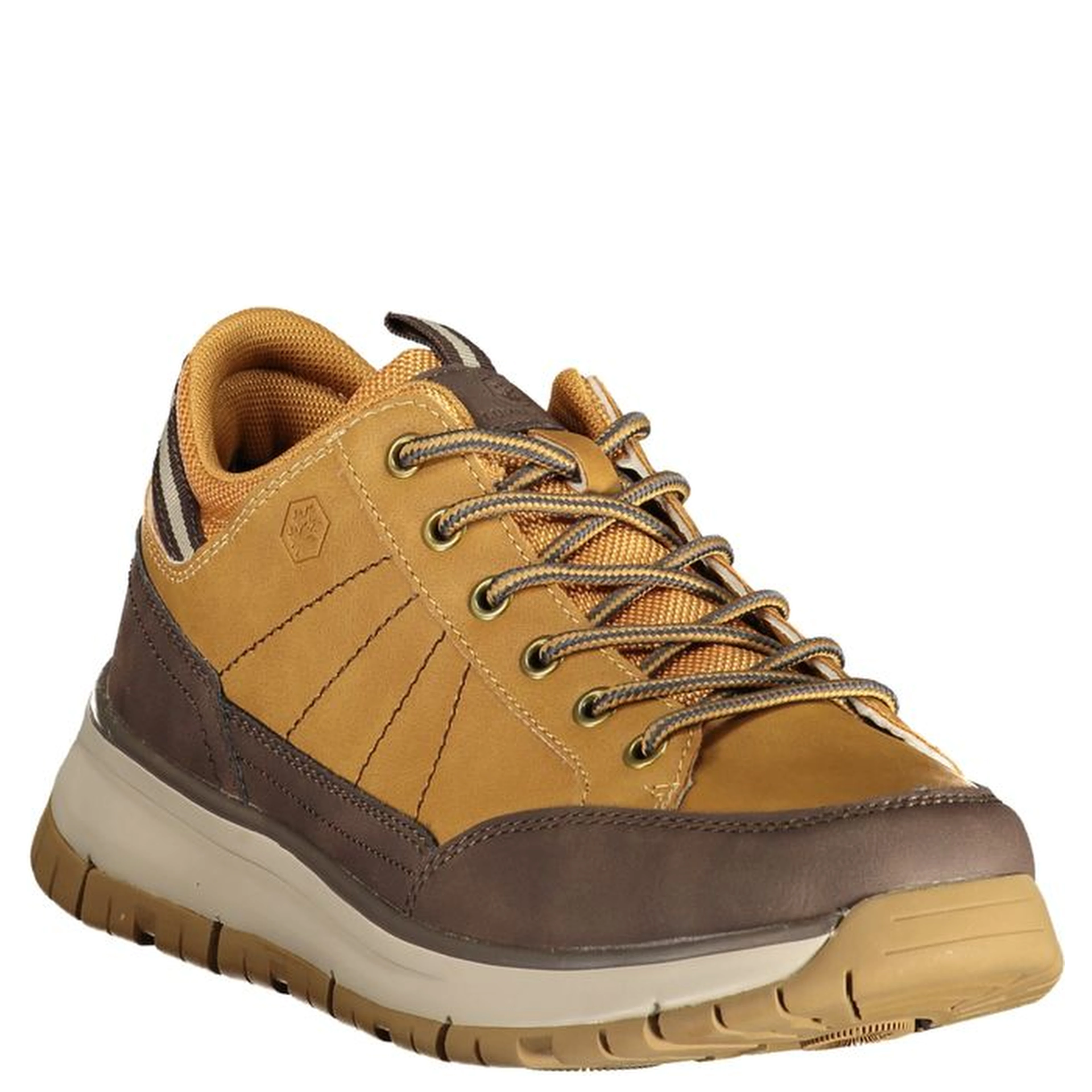 Brown Polyurethane Men's Sneaker