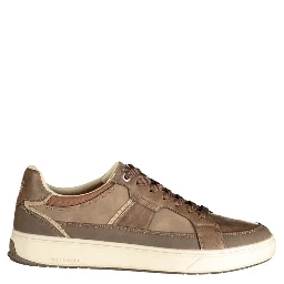 Brown Polyester Mens Sneaker