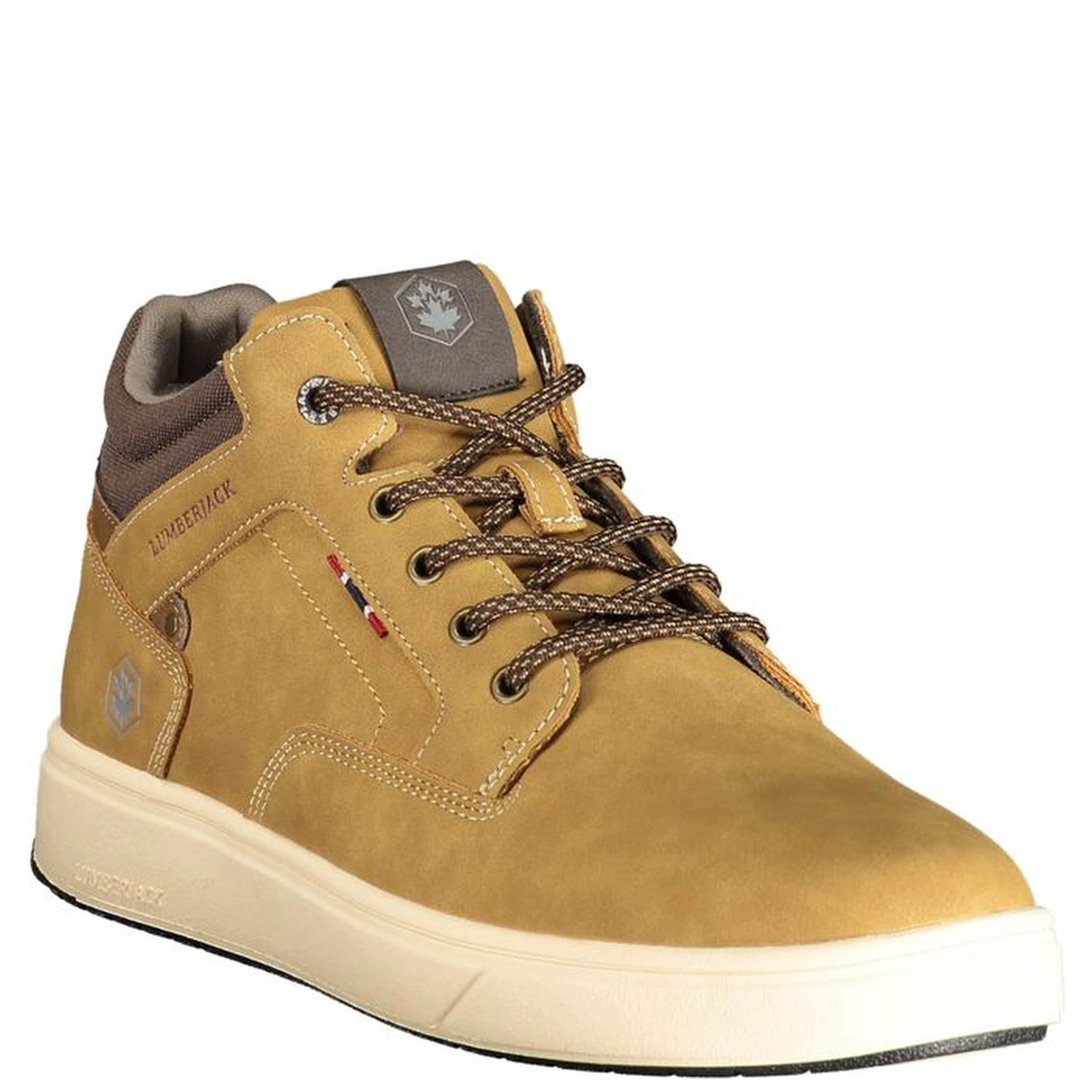 Brown Polyurethane Men's Sneaker
