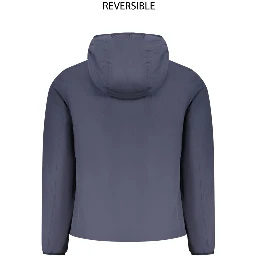 Blue Nylon Men's Jacket