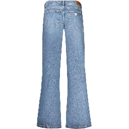 Blue Wool Women's Jeans