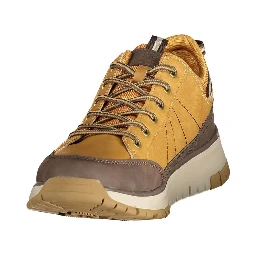 Brown Polyurethane Men's Sneaker