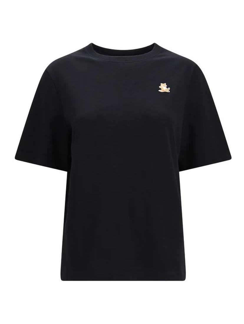 Black Cotton T-Shirt