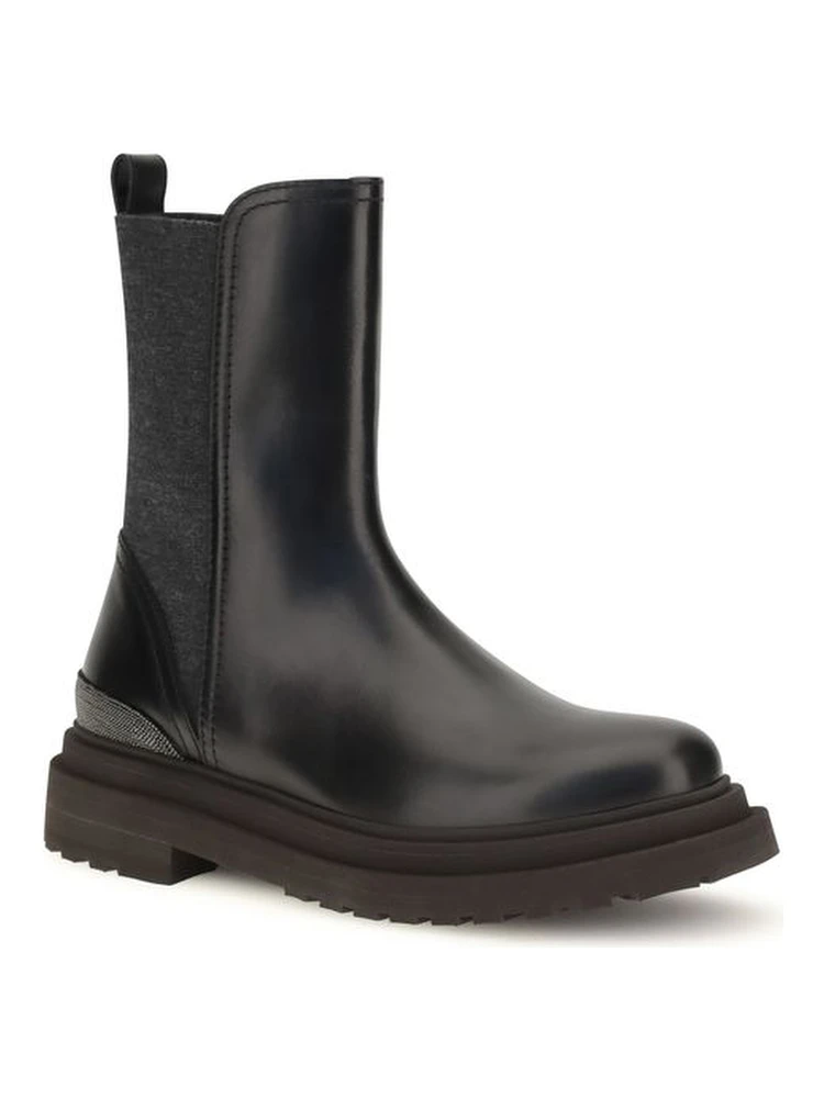 Black Calf Leather Bos Taurus Chelsea Boots alternative