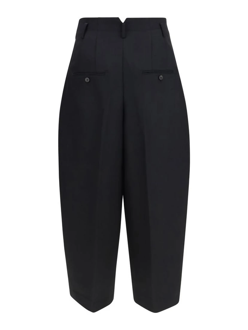 Black Wool Oves Aries Dress Pants