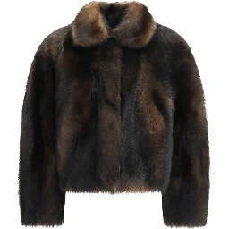 Brown Lambskin Full-Length Jacket