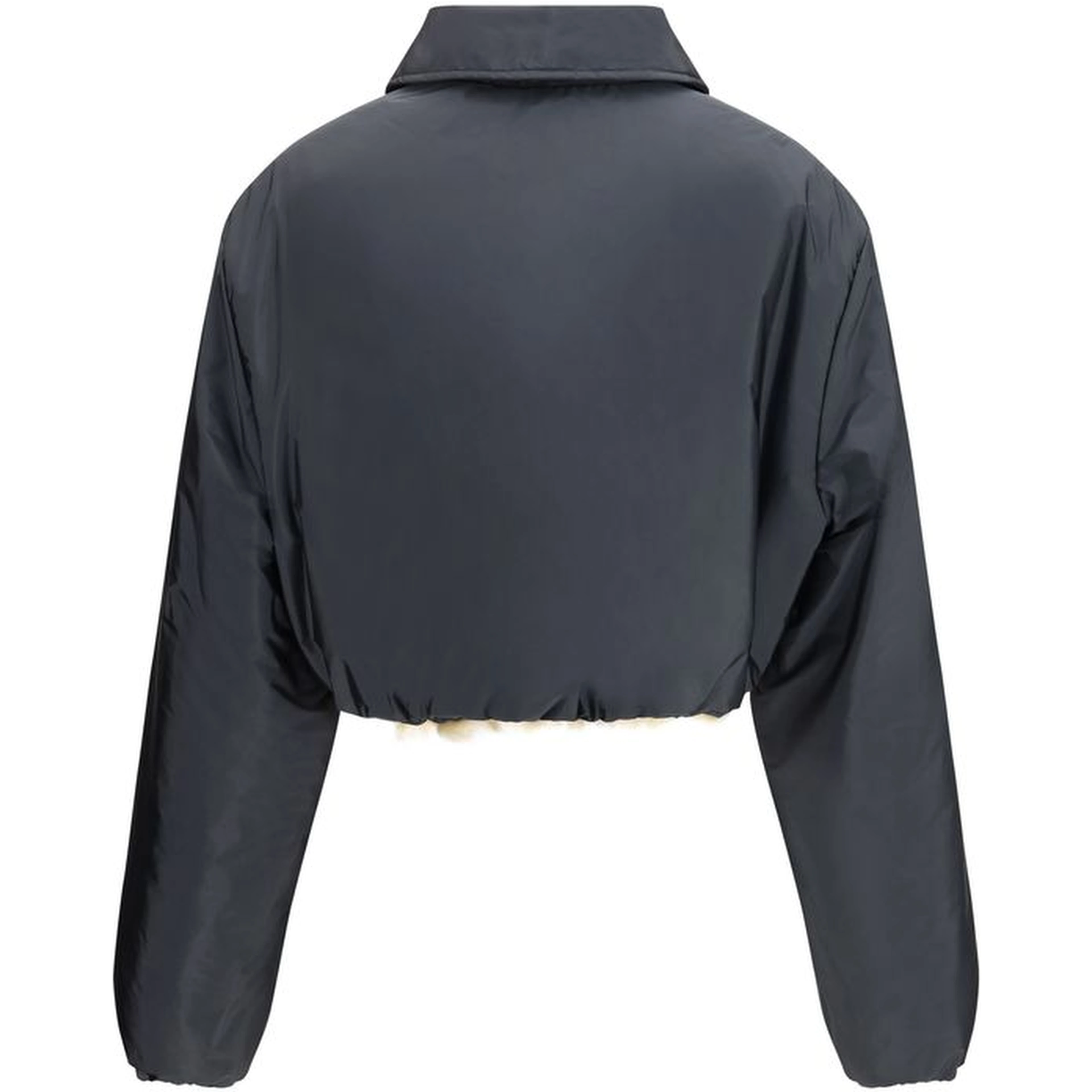Gray Recycled Polyamide Shell Jacket