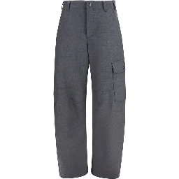 Gray Wool Oves Aries Cargo Pants