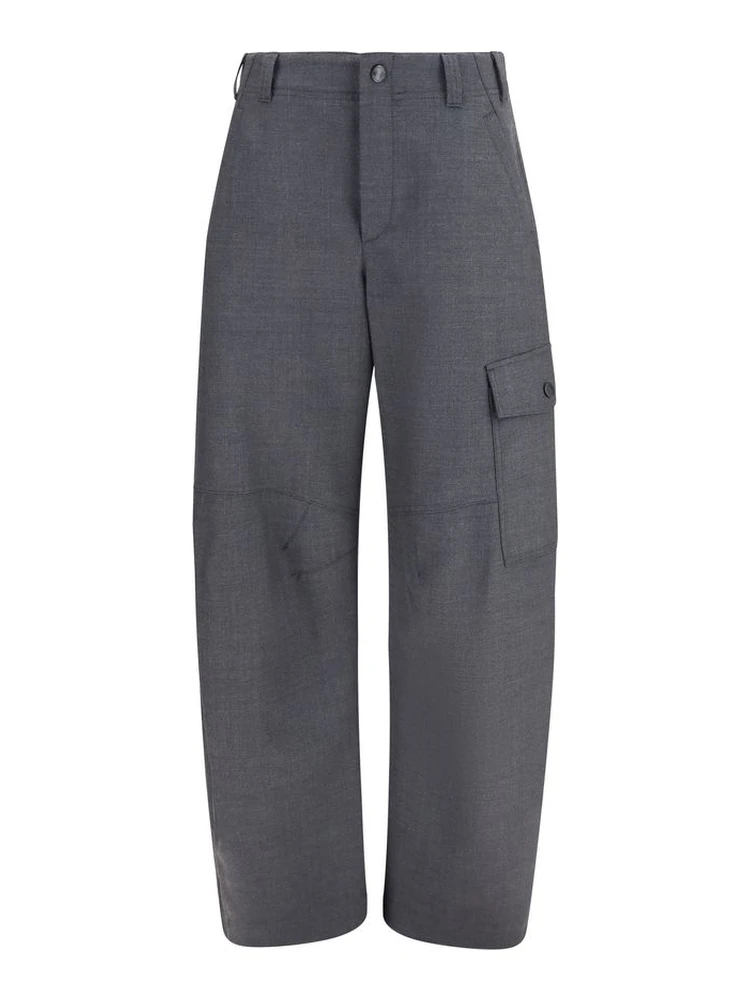 Gray Wool Oves Aries Cargo Pants