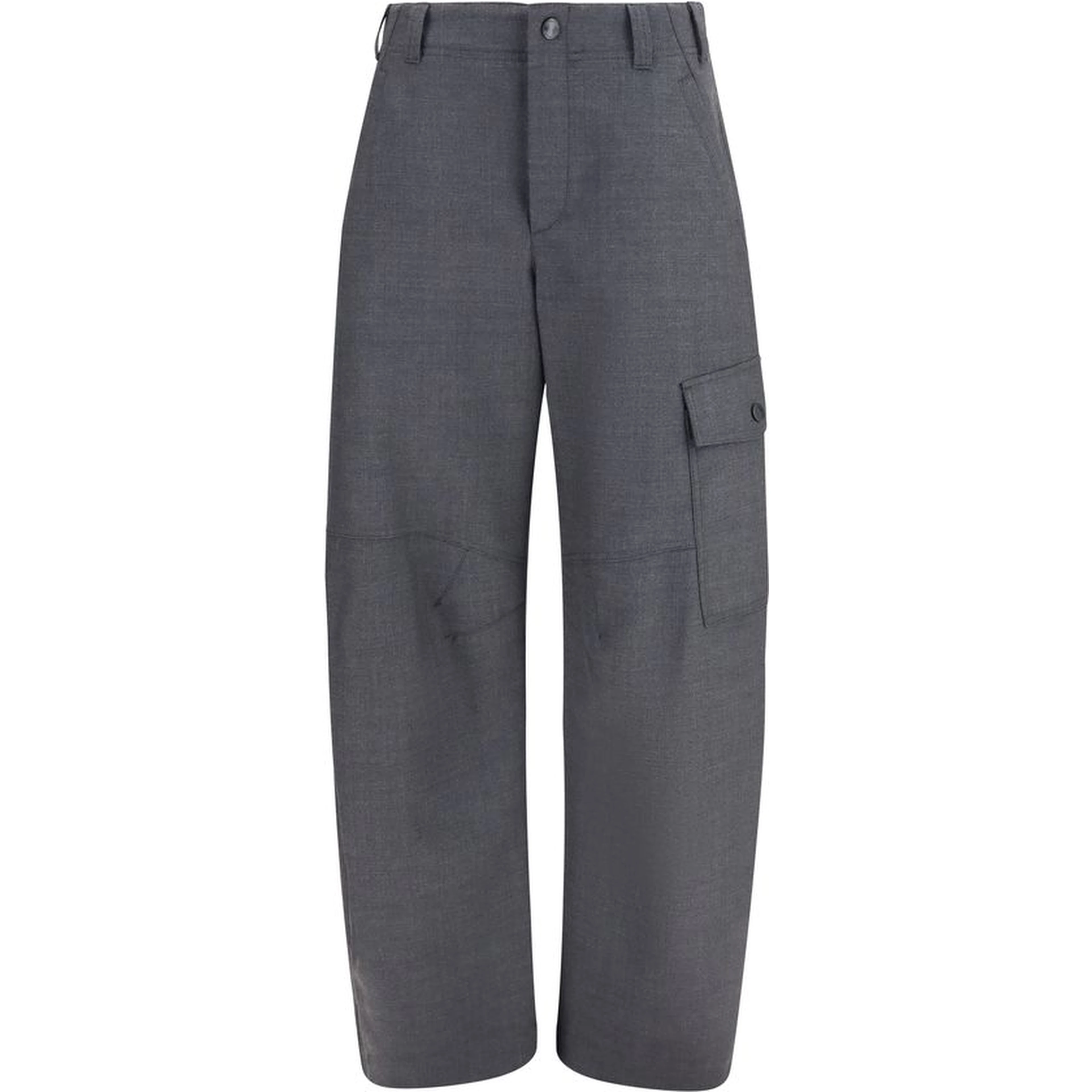 Gray Wool Oves Aries Cargo Pants