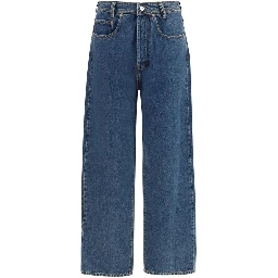 Blue Cotton Jeans Denim
