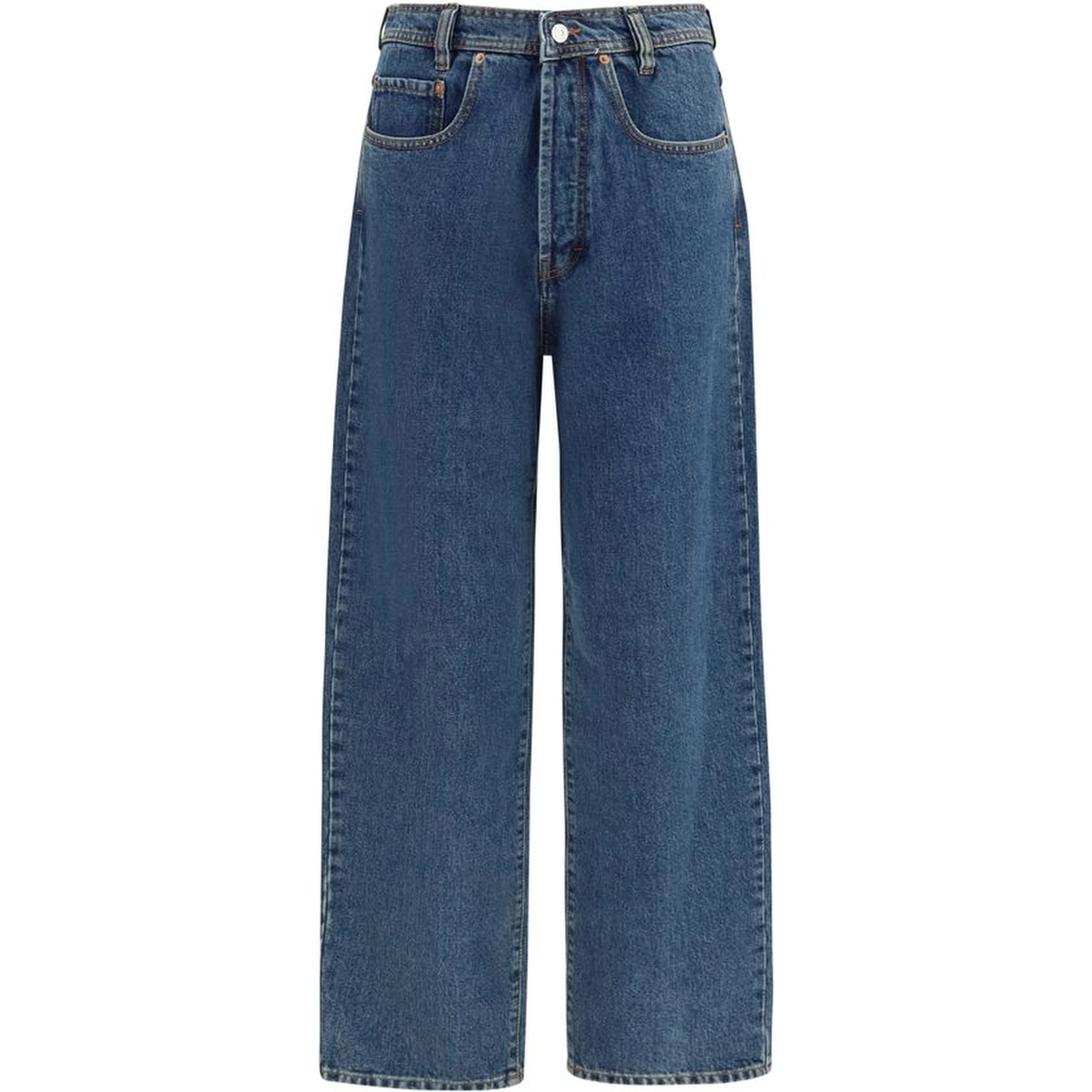 Blue Cotton Jeans Denim