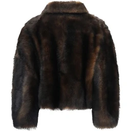 Brown Lambskin Full-Length Jacket
