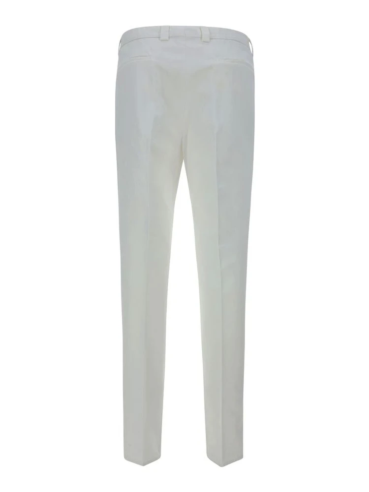 White Cotton Casual Pants alternative