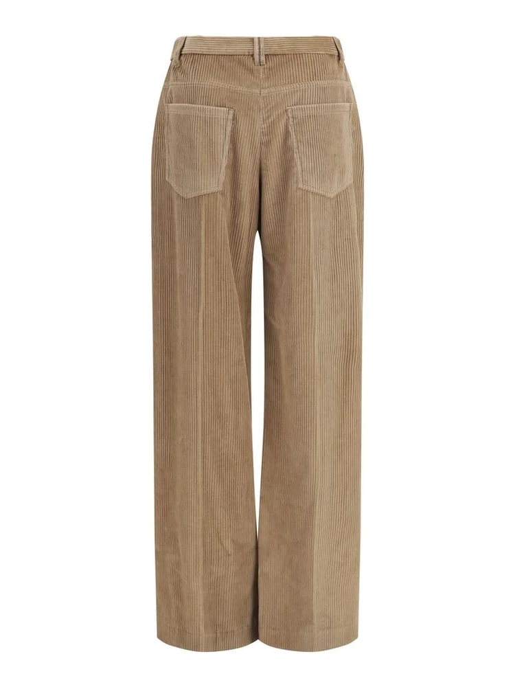 Brown Cotton Casual Pants alternative