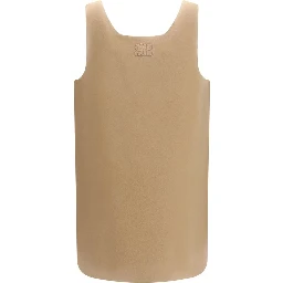Beige Wool Oves Aries Casual Dress