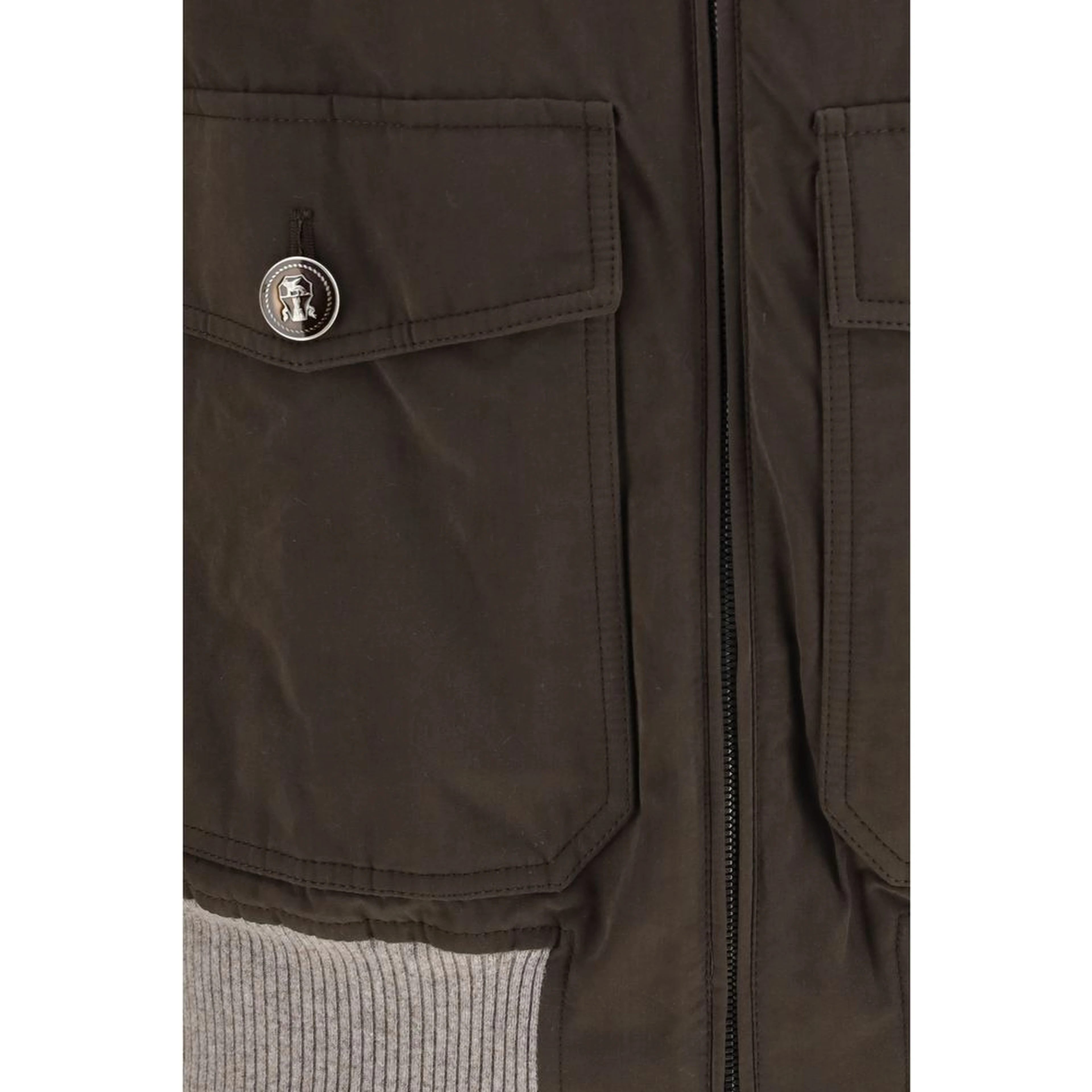 Brown Cotton Bomber