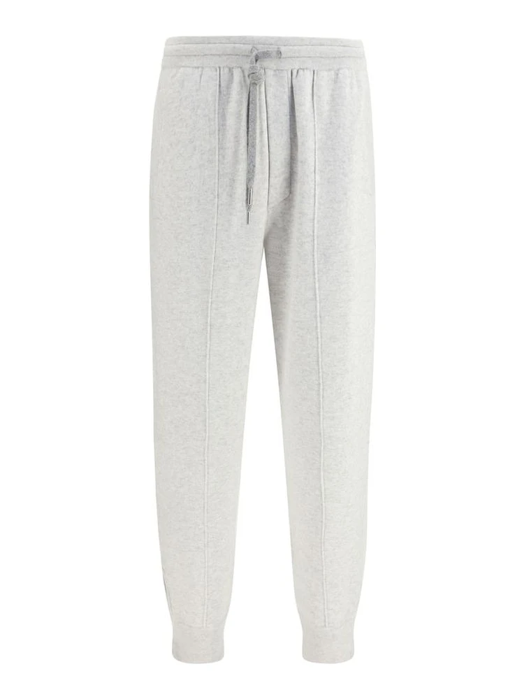 Gray Cashmere Casual Pants