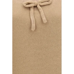 Beige Wool Oves Aries Casual Dress