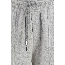 Gray Cashmere Casual Pants