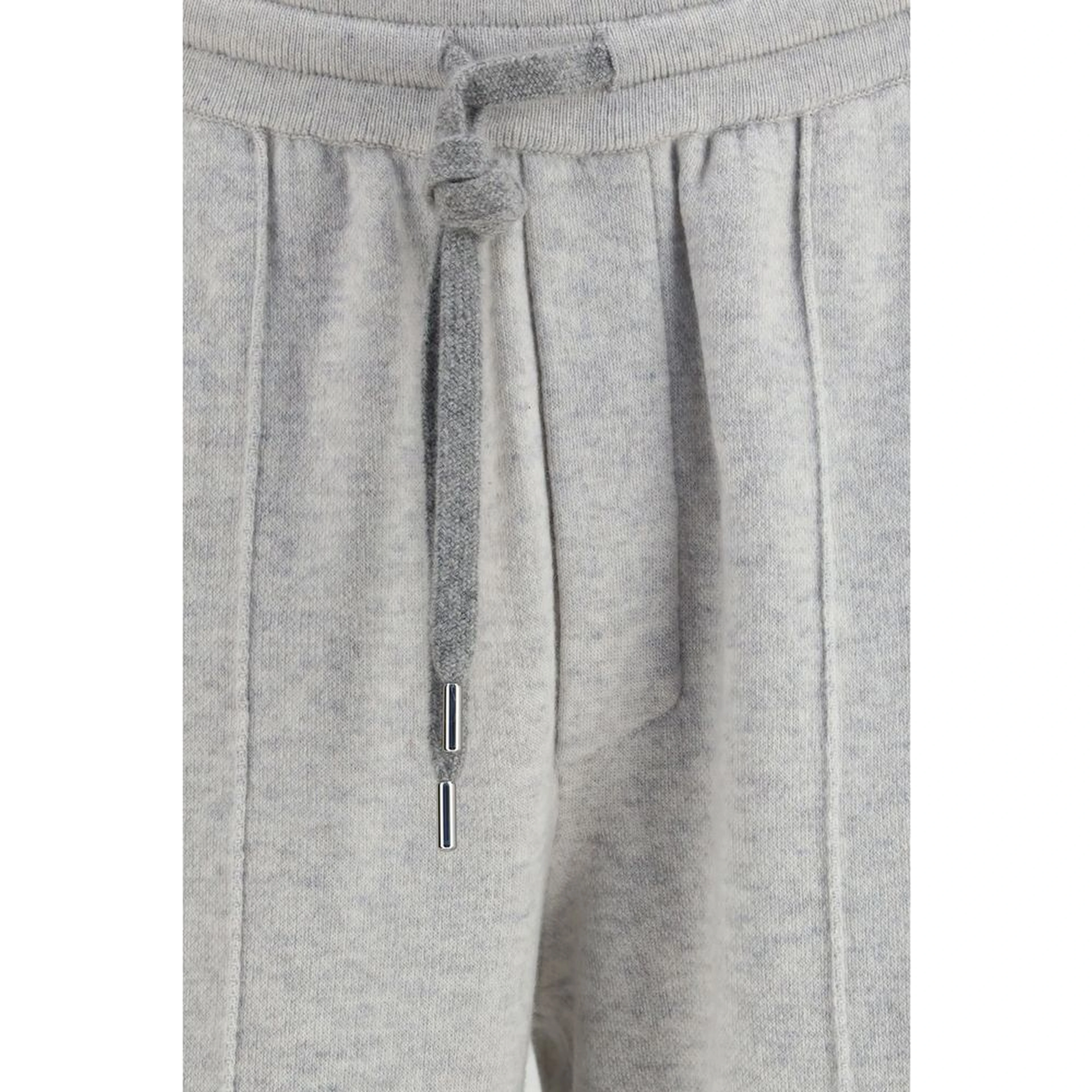 Gray Cashmere Casual Pants