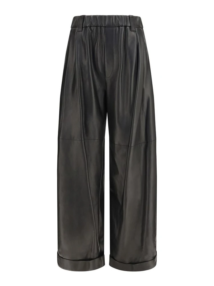 Black Leather Pants