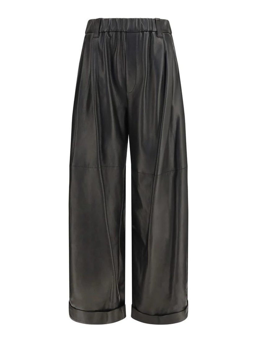 Black Leather Pants