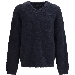 Blue Marabou Sweatshirt