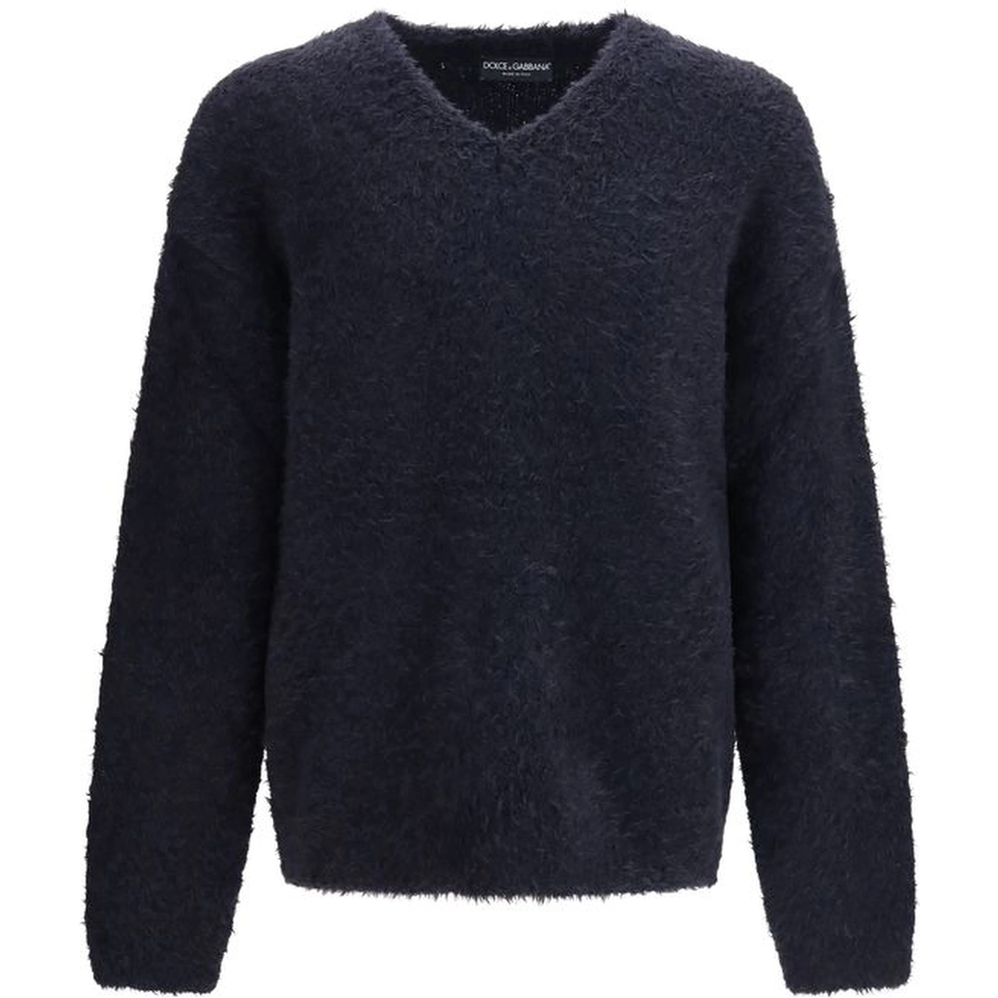 Blue Marabou Sweatshirt