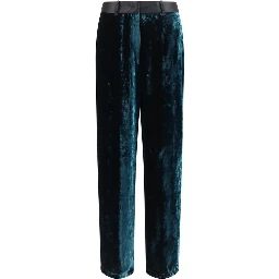 Bicolor Viscose Dress Pants