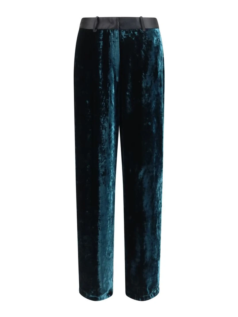 Bicolor Viscose Dress Pants