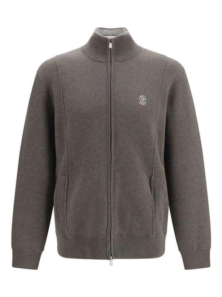 Bicolor Cashmere Hoodie