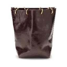 Brown Calf Leather Bos Taurus Backet Bag