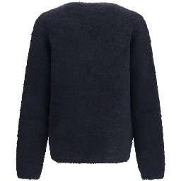 Blue Marabou Sweatshirt