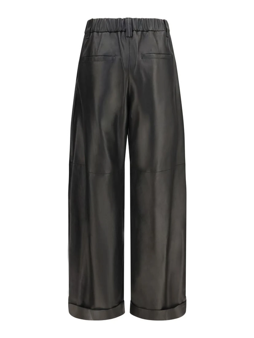 Black Leather Pants