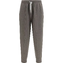 Bicolor Cashmere Athletic Pants