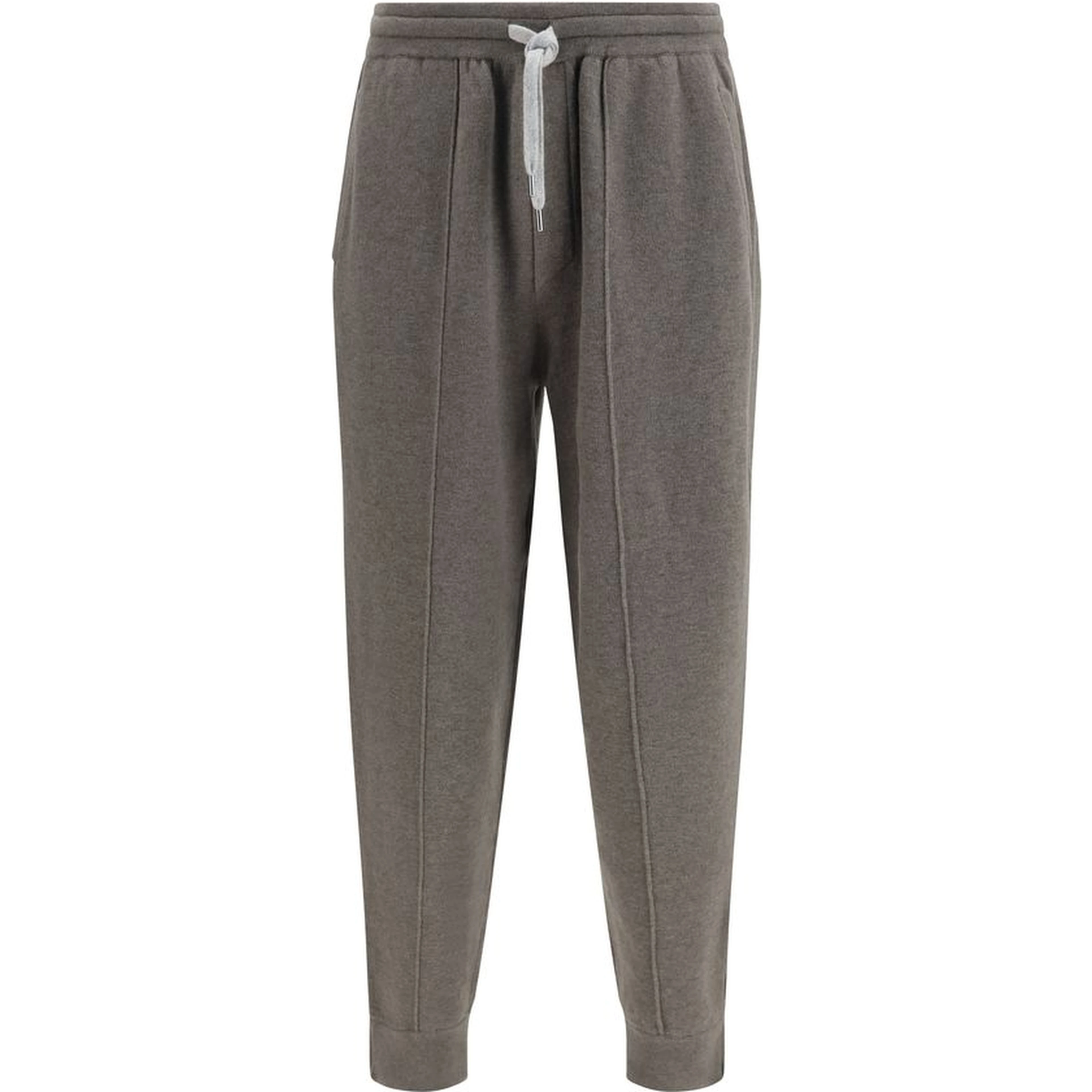 Bicolor Cashmere Athletic Pants