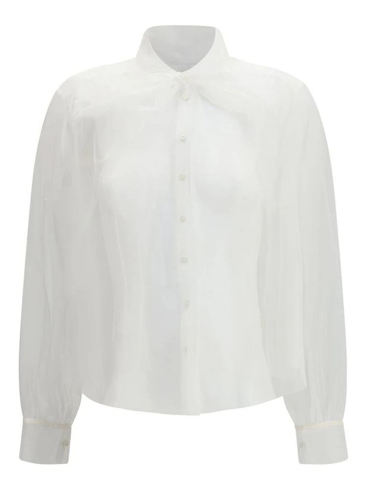White Polyester Shirt