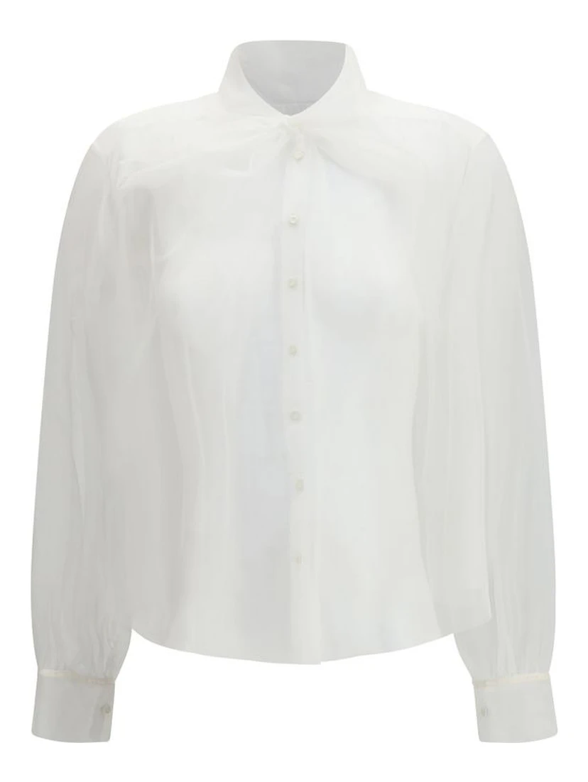 White Polyester Shirt