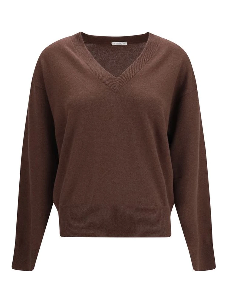 Brown Cashmere Sweater