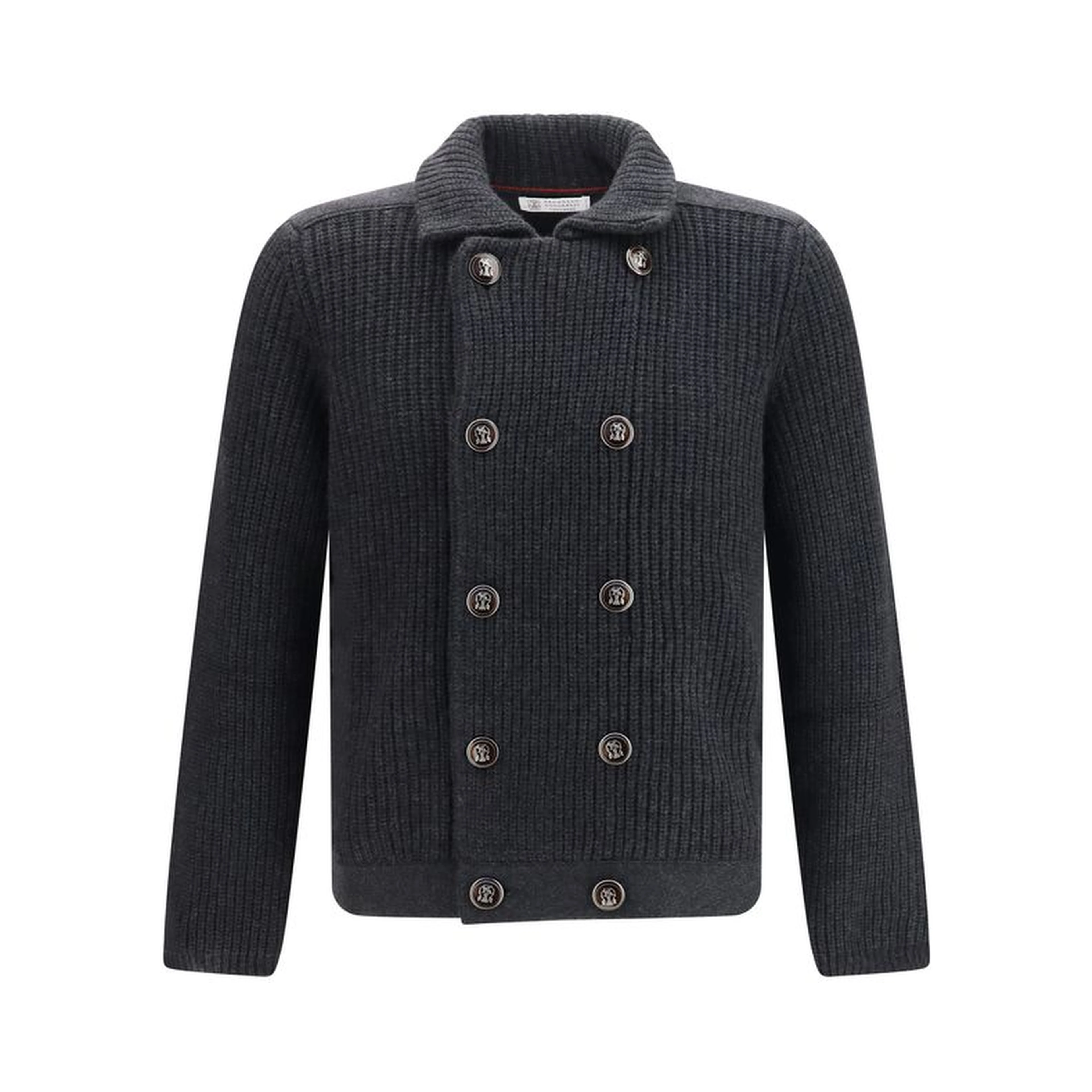 Gray Cashmere Cardigan