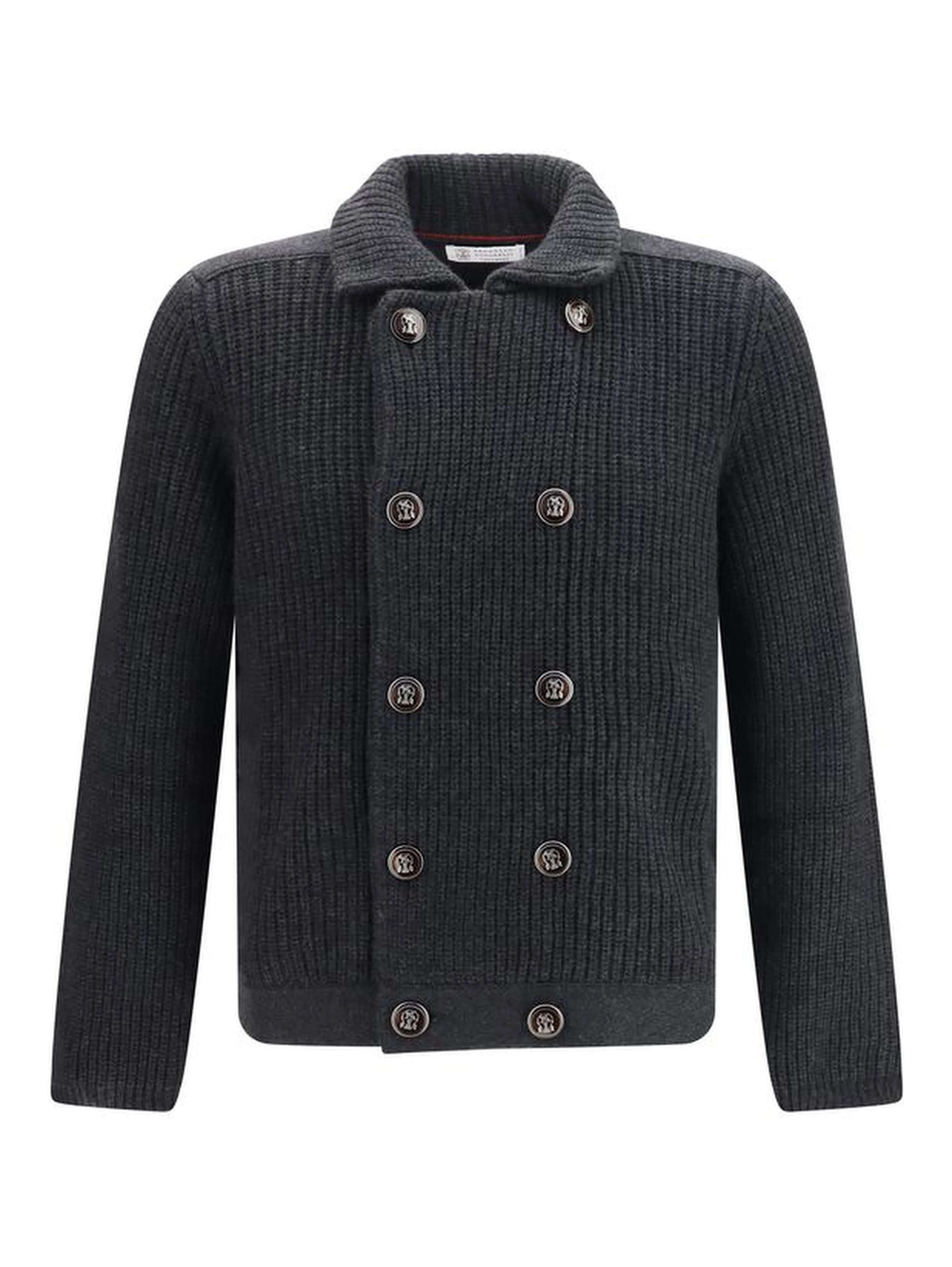 Gray Cashmere Cardigan