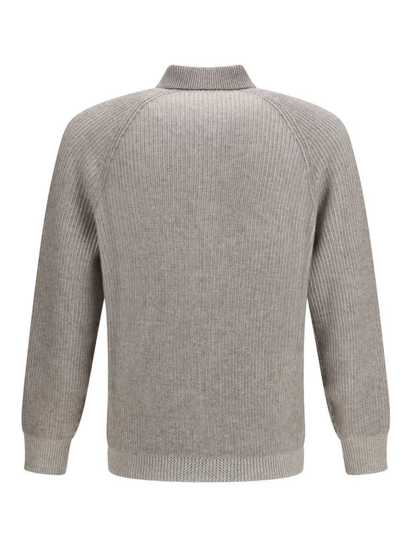 Gray Cashmere Sweater