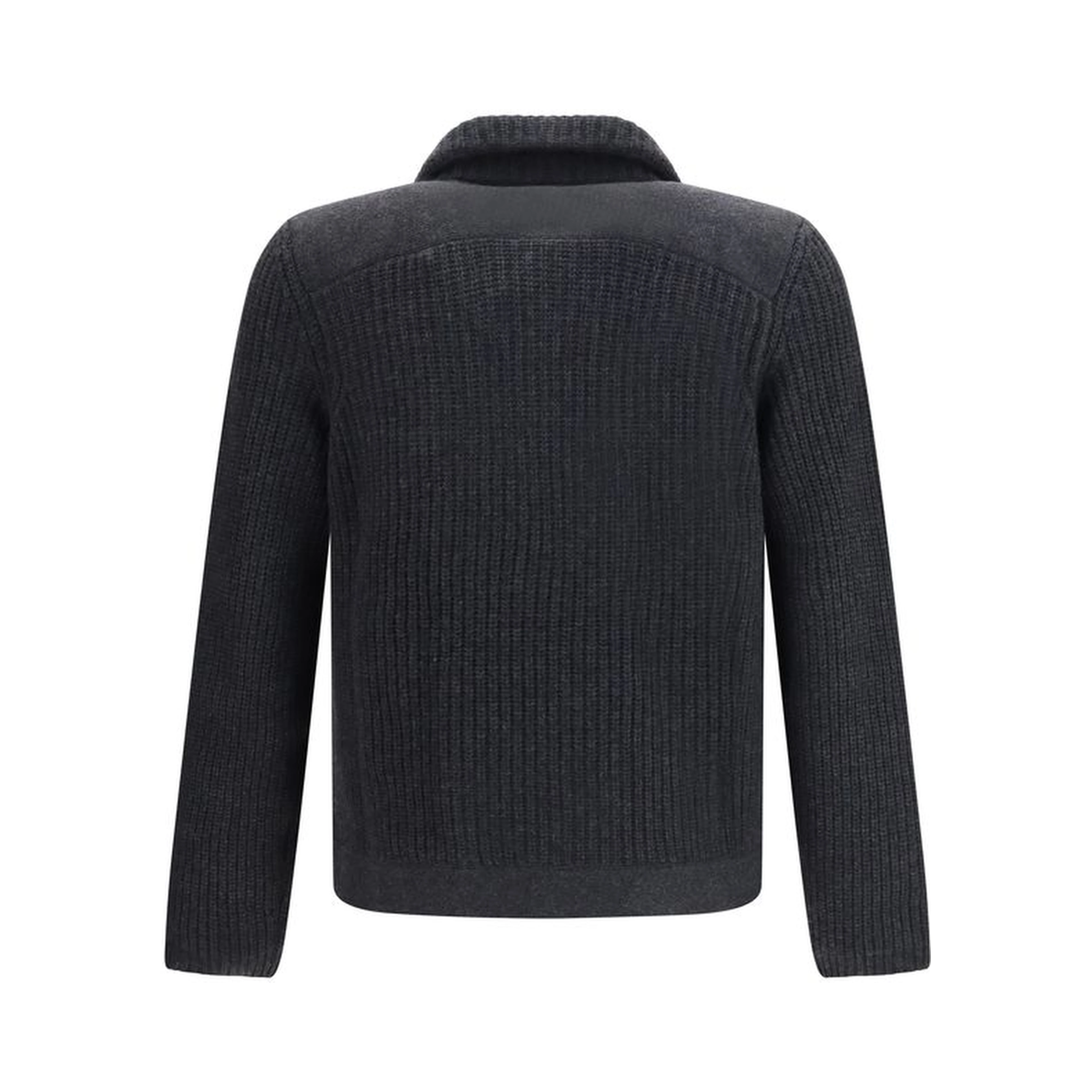 Gray Cashmere Cardigan