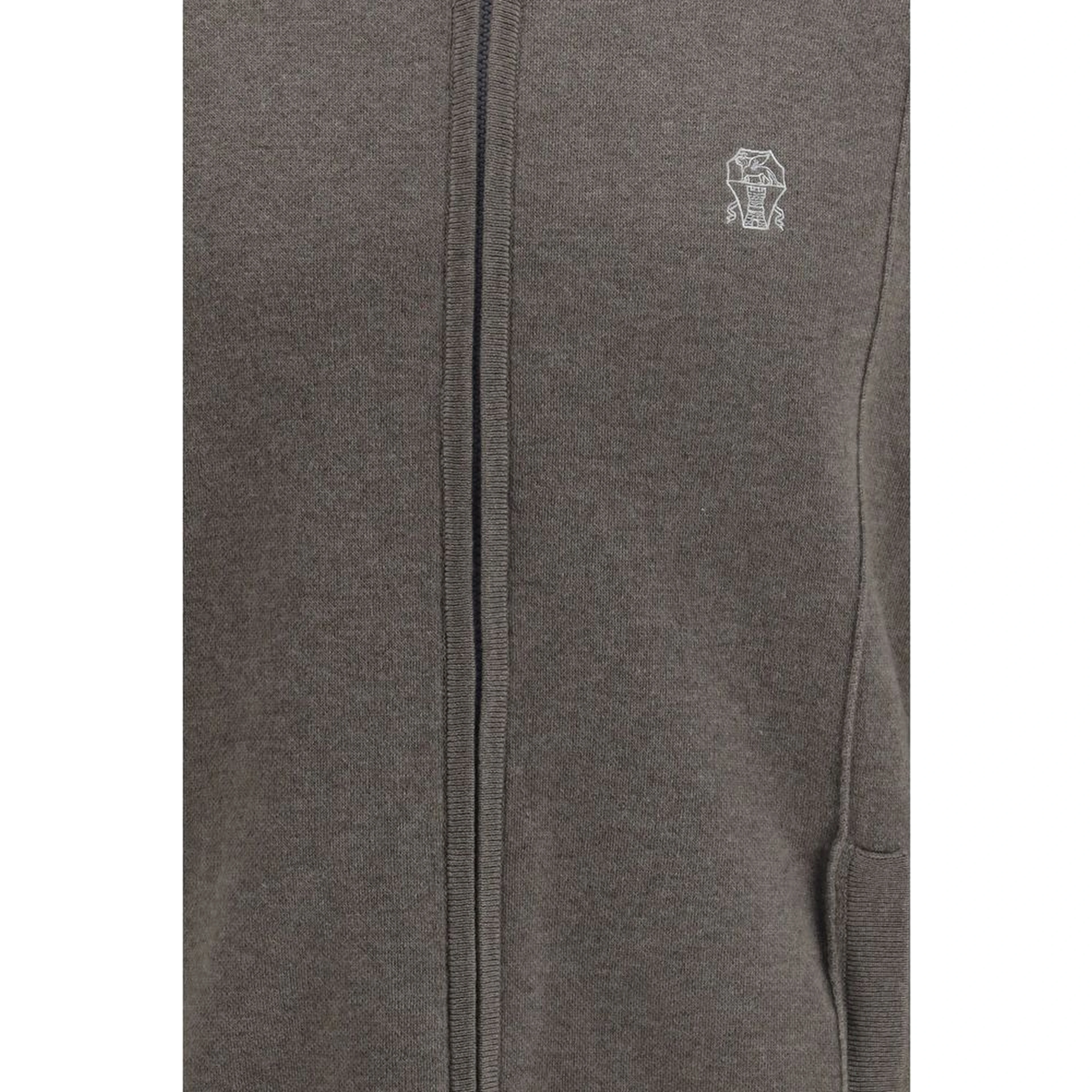 Bicolor Cashmere Hoodie
