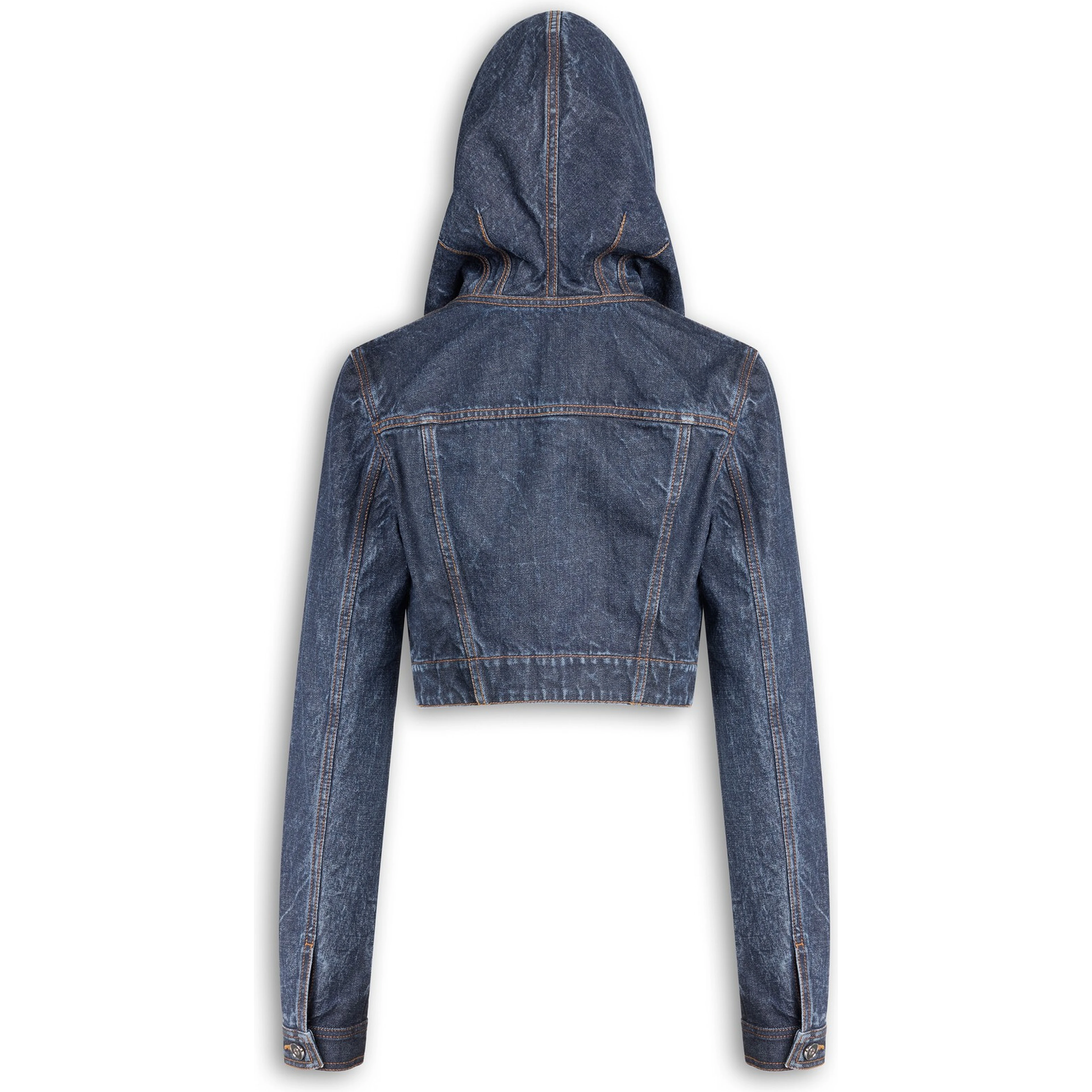 Denim hoodie jacket