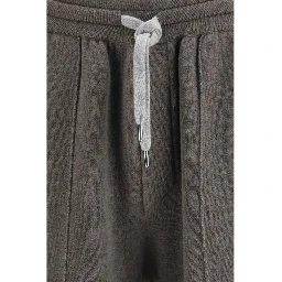 Bicolor Cashmere Athletic Pants