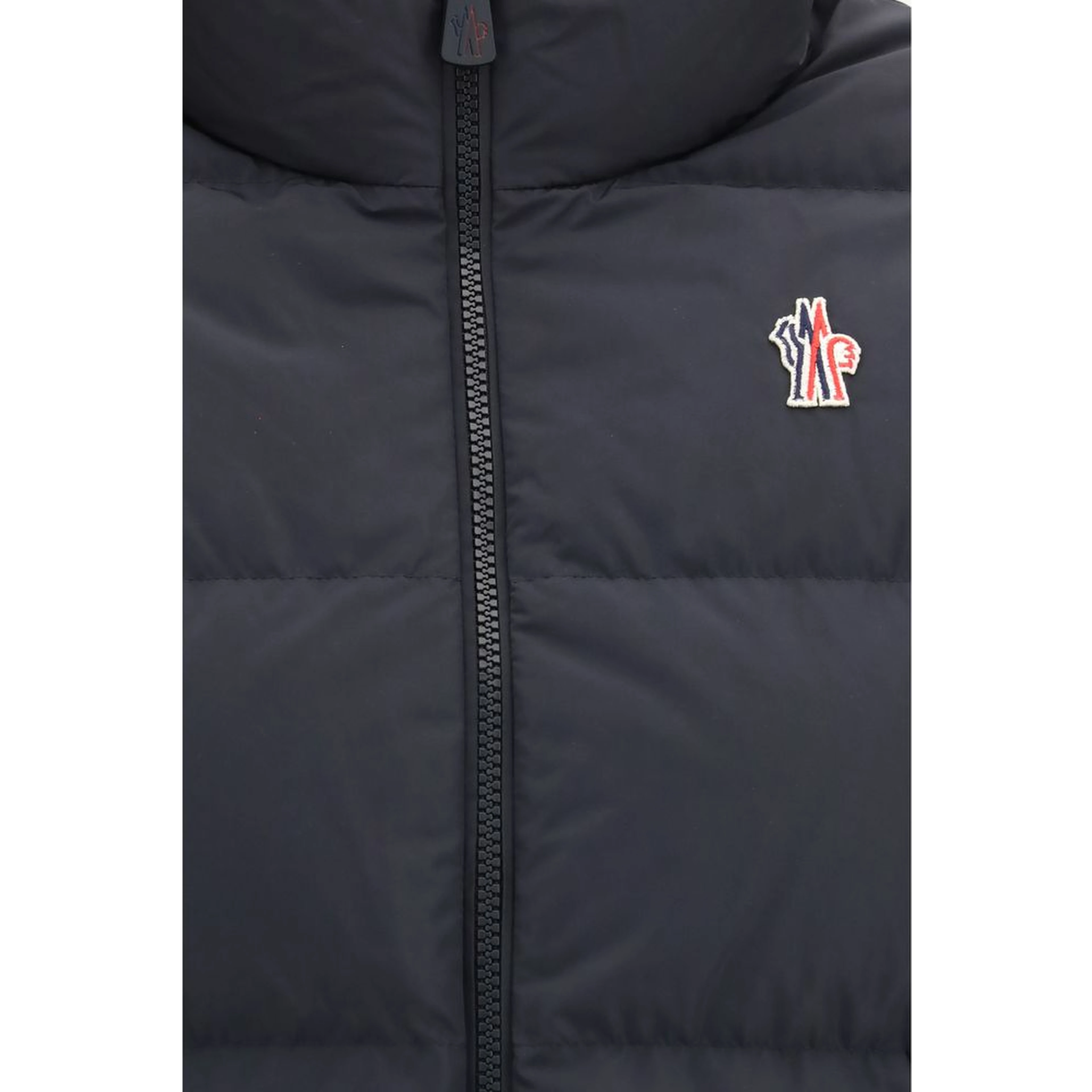 Black Polyester Full-Length Jacket