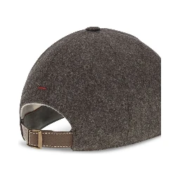 Brown Wool Oves Aries Cap (Baseball Hat)