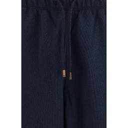 Blue Cotton Joggers (Workout Pants)